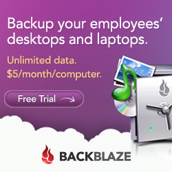Backup your laptops with Backblaze