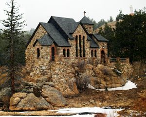 Church in Colorado Mountains